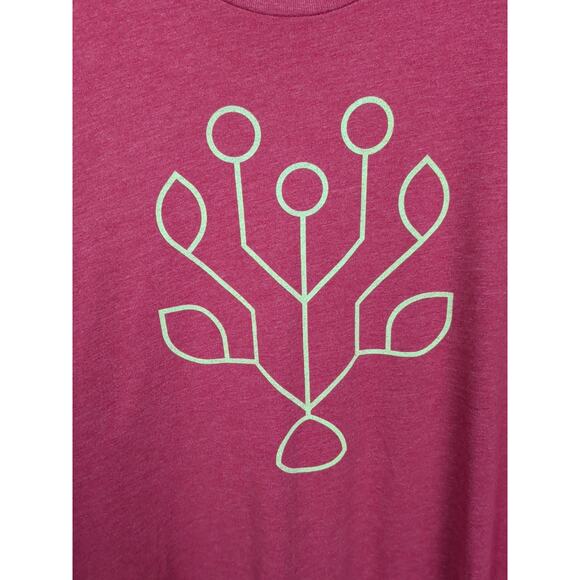 WOHVEN Red Graphic T-Shirt Cotton Blend Short Sleeve January 2018 Men's XXL - Picture 3 of 5